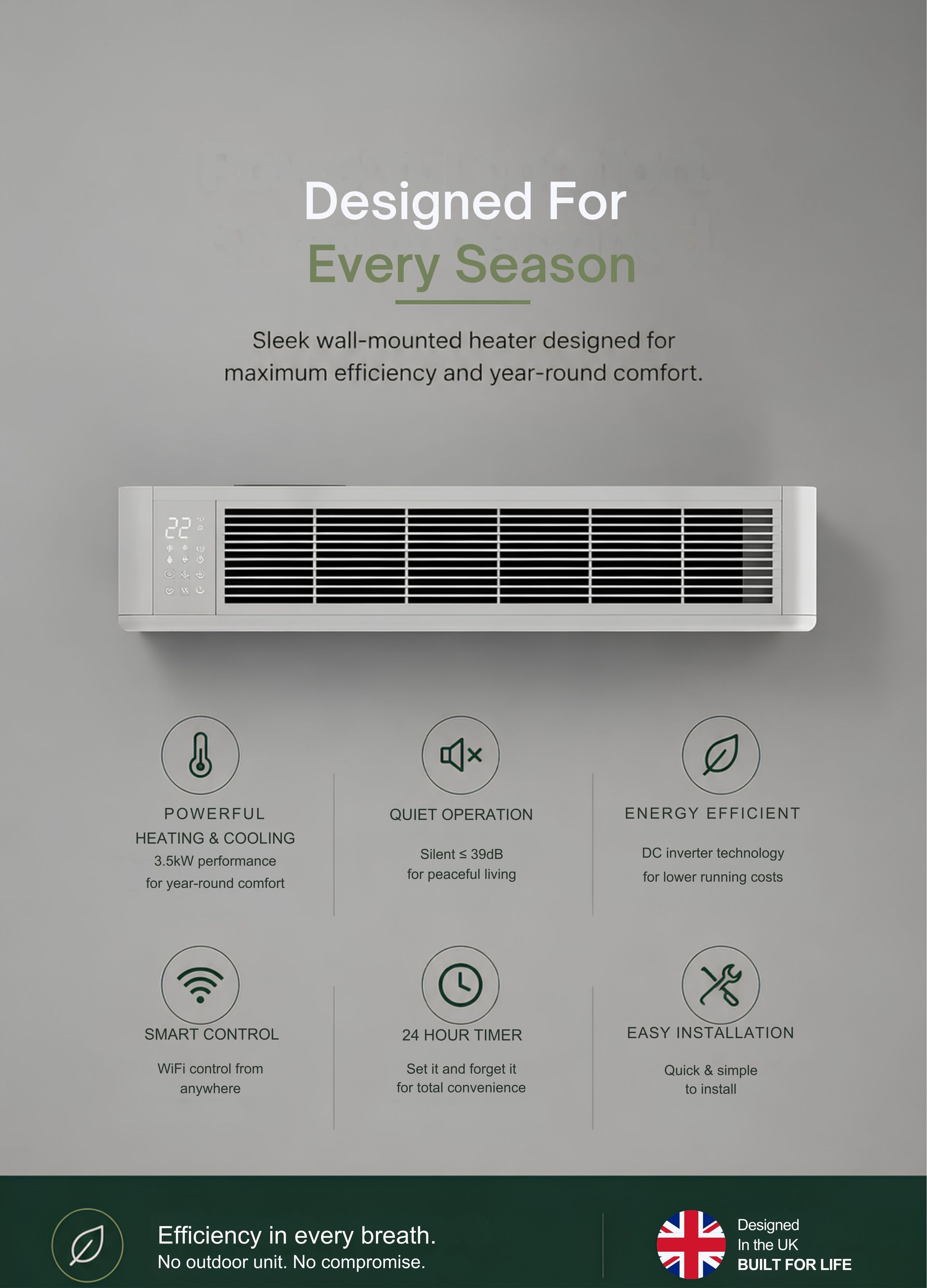 Summer cooling interior