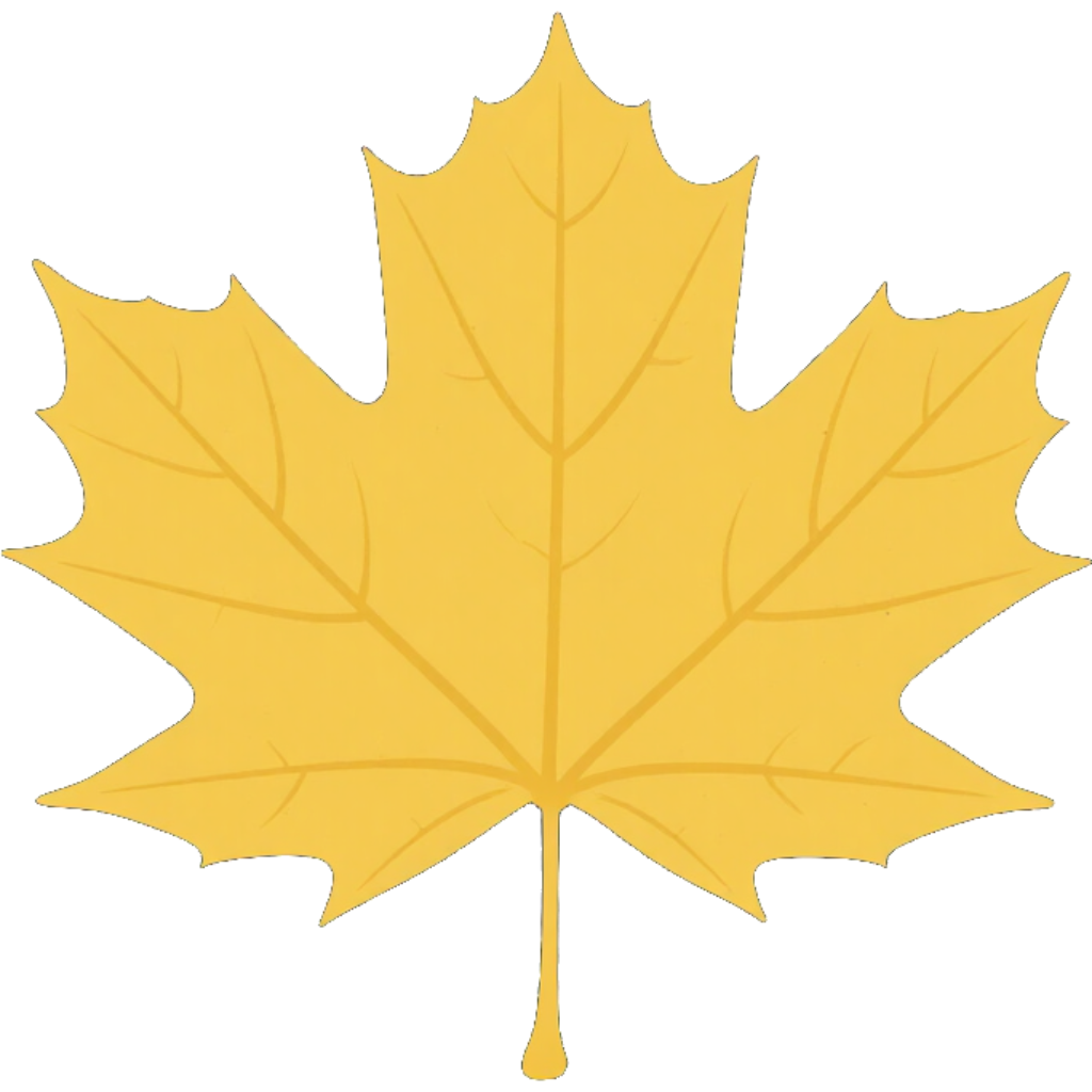 autumn leaf accent