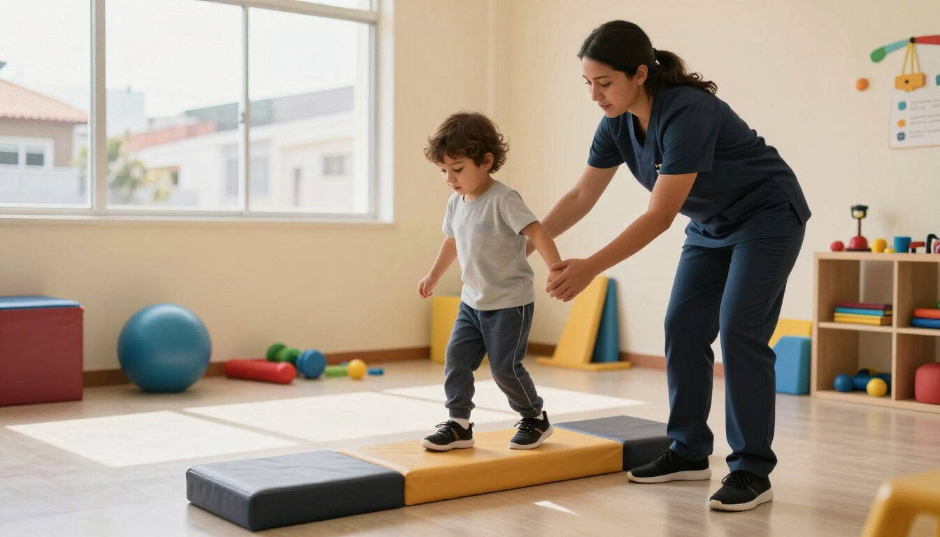 Terapia física pediátrica para mejorar la movilidad infantil