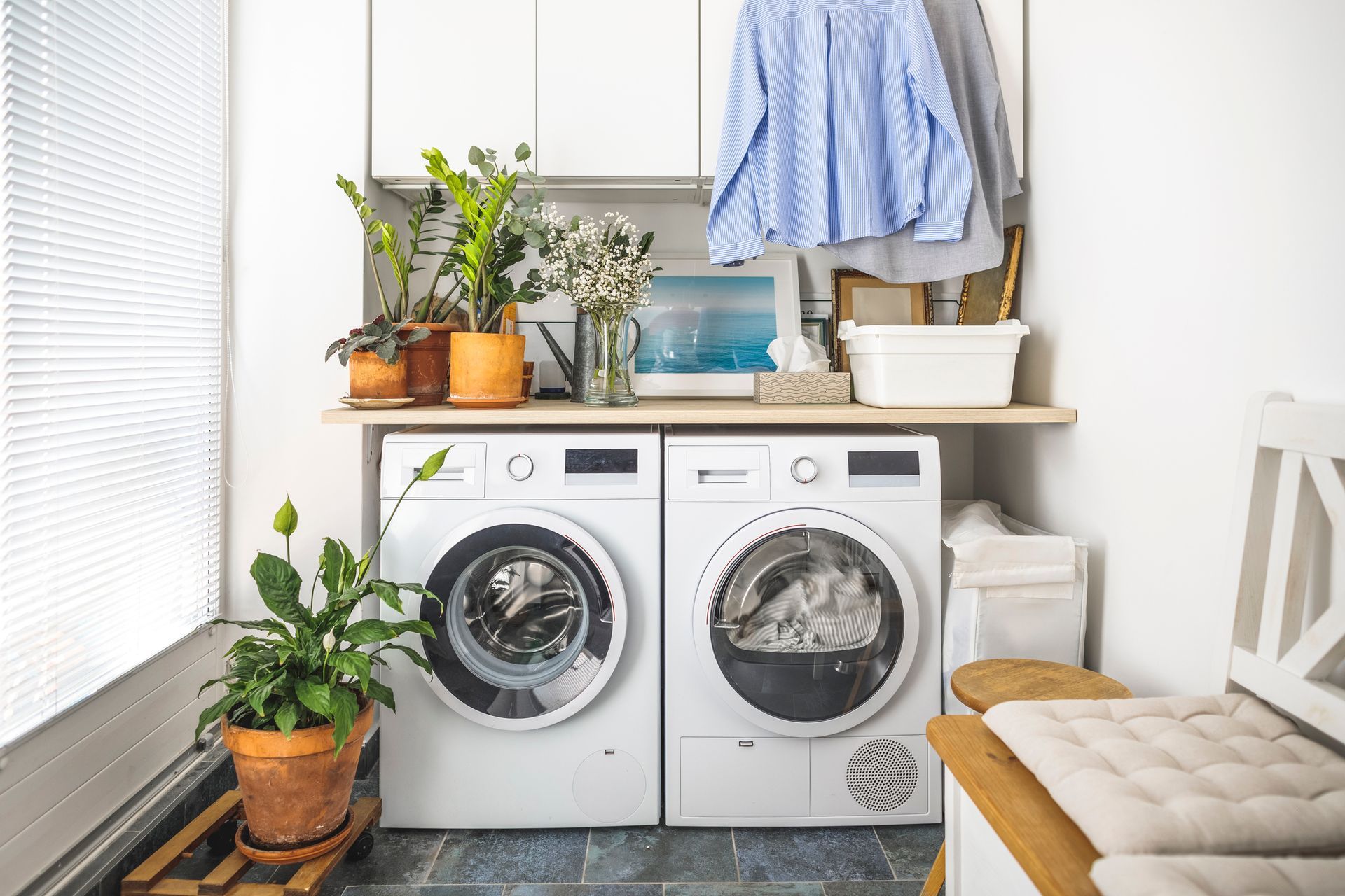 White Dryer and Washer — Orange City, FL — ATCHLEY APPLIANCE SERVICE CENTER