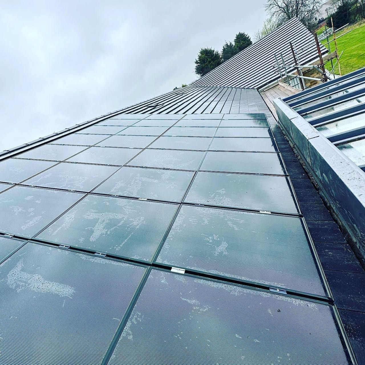 A picture of solar panel installation by Hightop Roofing London