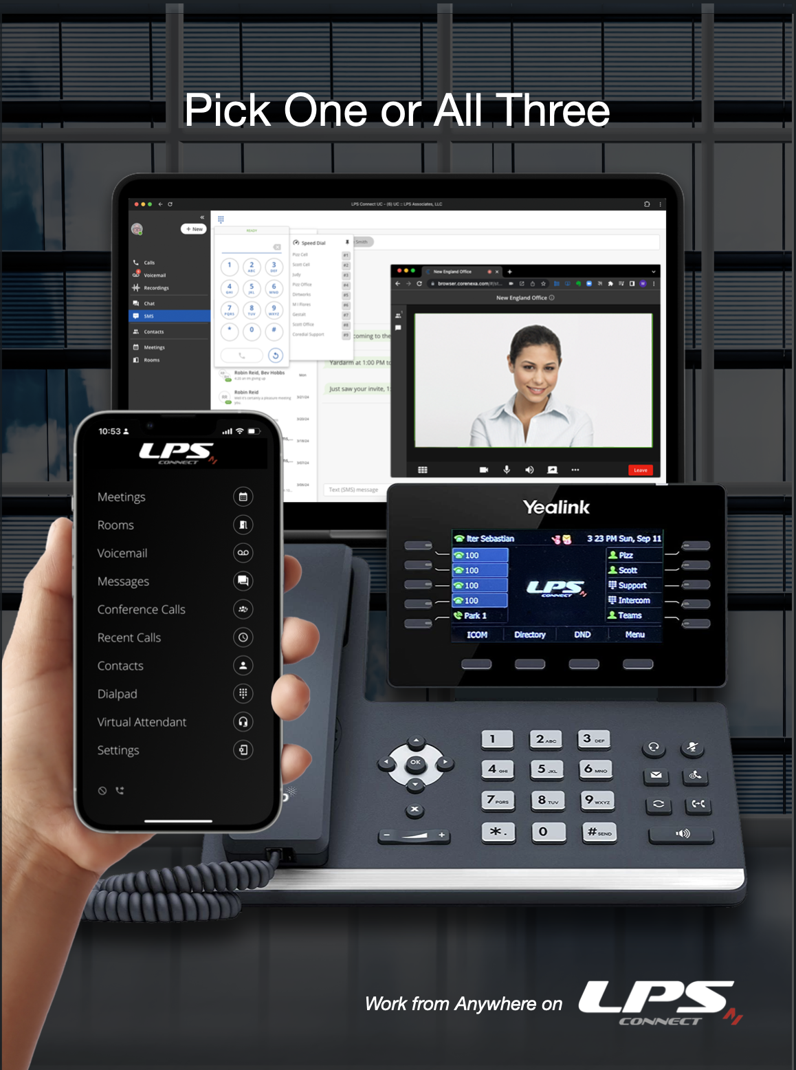CORENEXA A laptop and a cell phone are sitting next to each other