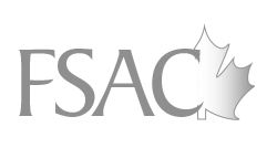 The fsac logo has a maple leaf on it.