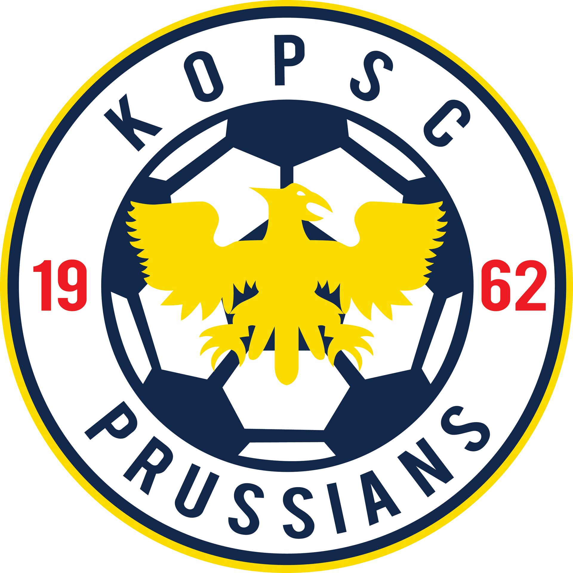 Prussians Logo; KOPSC; King of Prussia Soccer Club