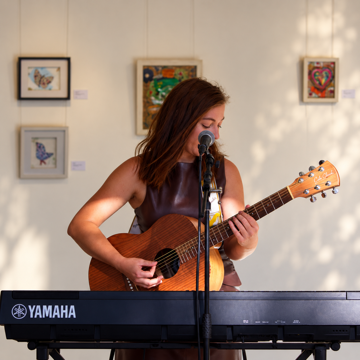 Keens, live wedding musician, performing with guitar