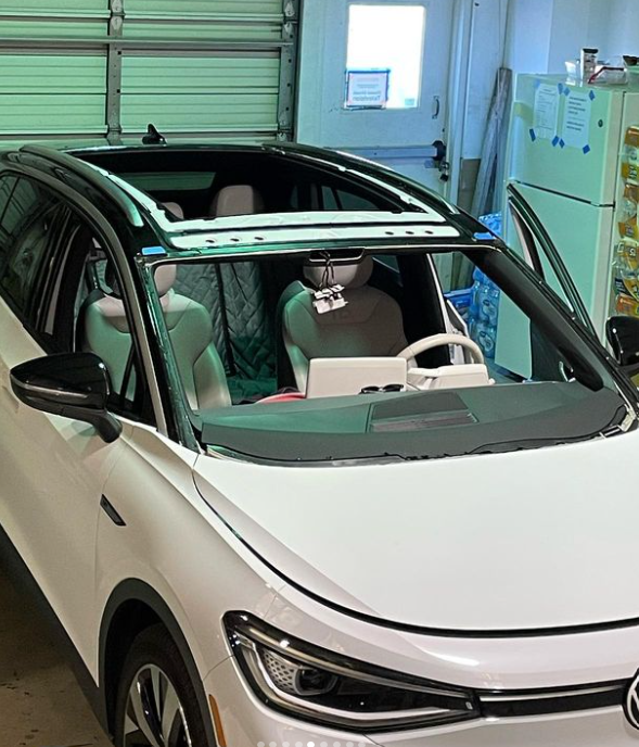 Before sunroof replacement in Charleston, SC