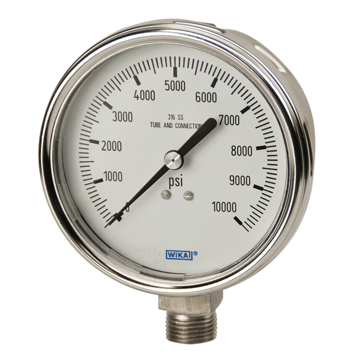 Wika 10k psi pressure gauge