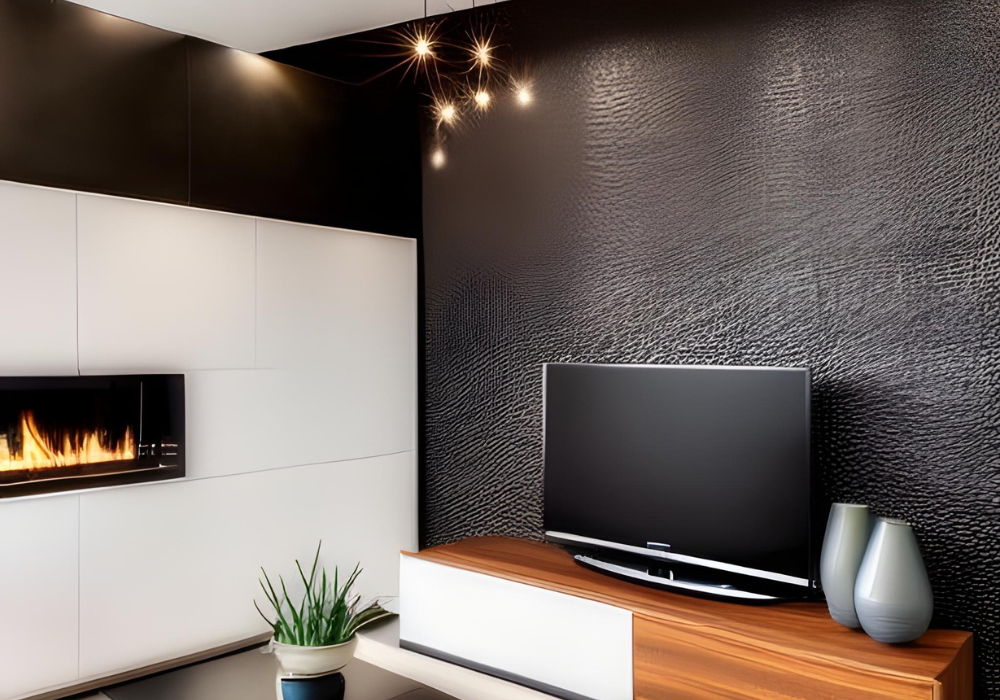 50+ Brilliant Textured Wall Design Ideas - Unique Textures Available Apartment Interior Design