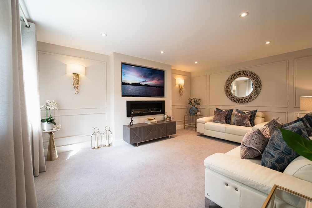 interior design for lounge in Church Crookham House