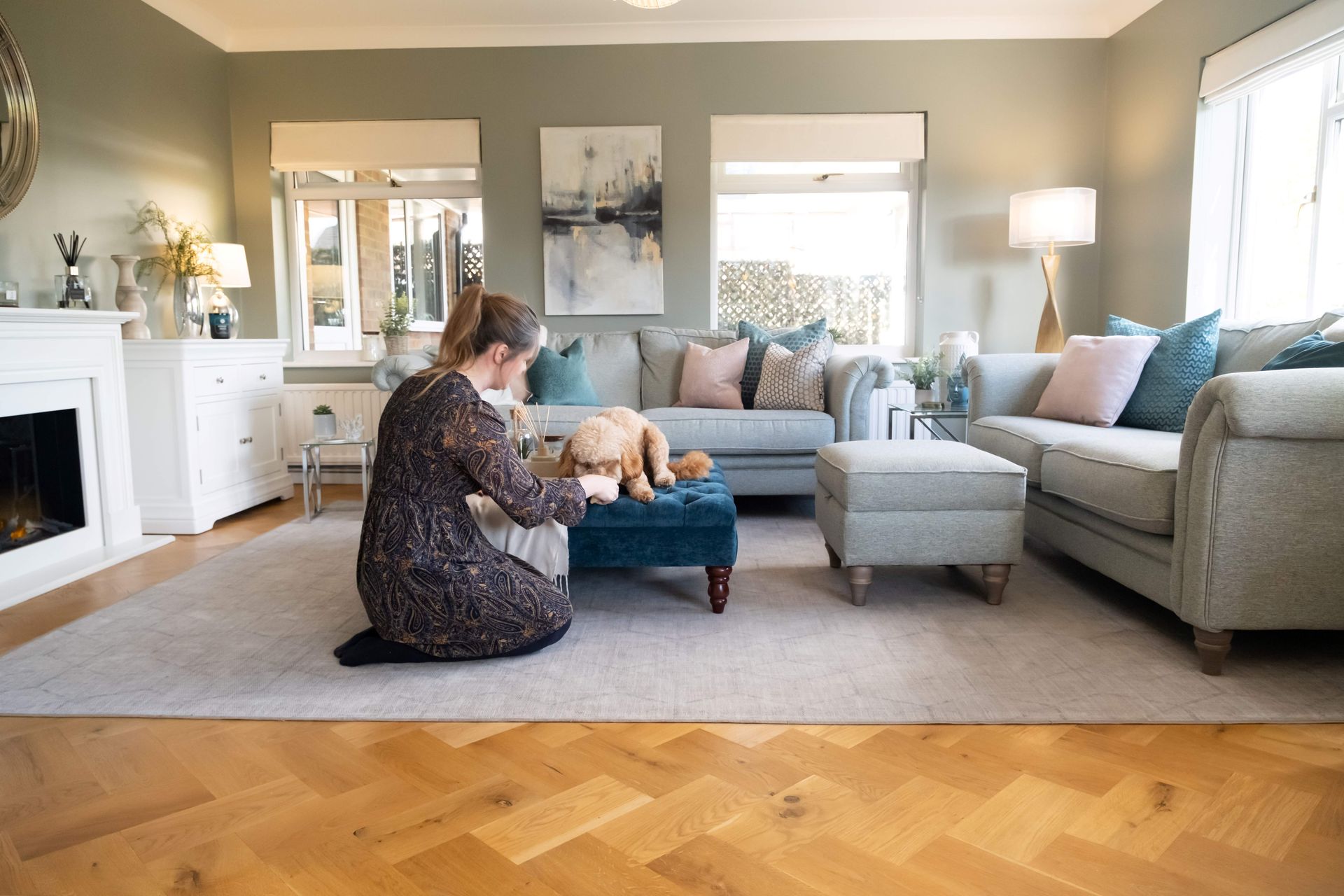 interior design for a lounge in Odiham Hampshire