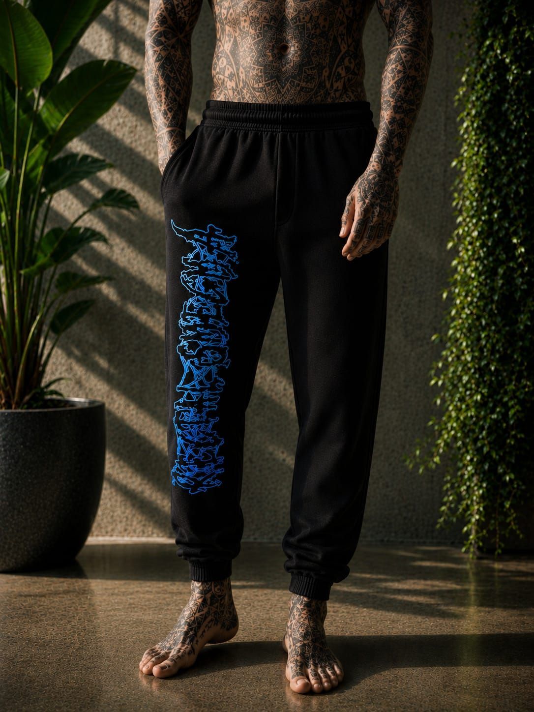 Sweatpants Rectals Smegma blue logo