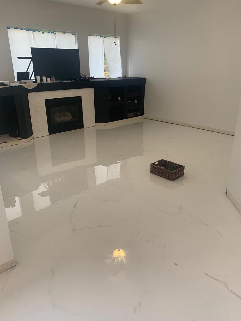 Quartz Broadcast Floor — Debary, FL — All American Epoxy Flooring LLC