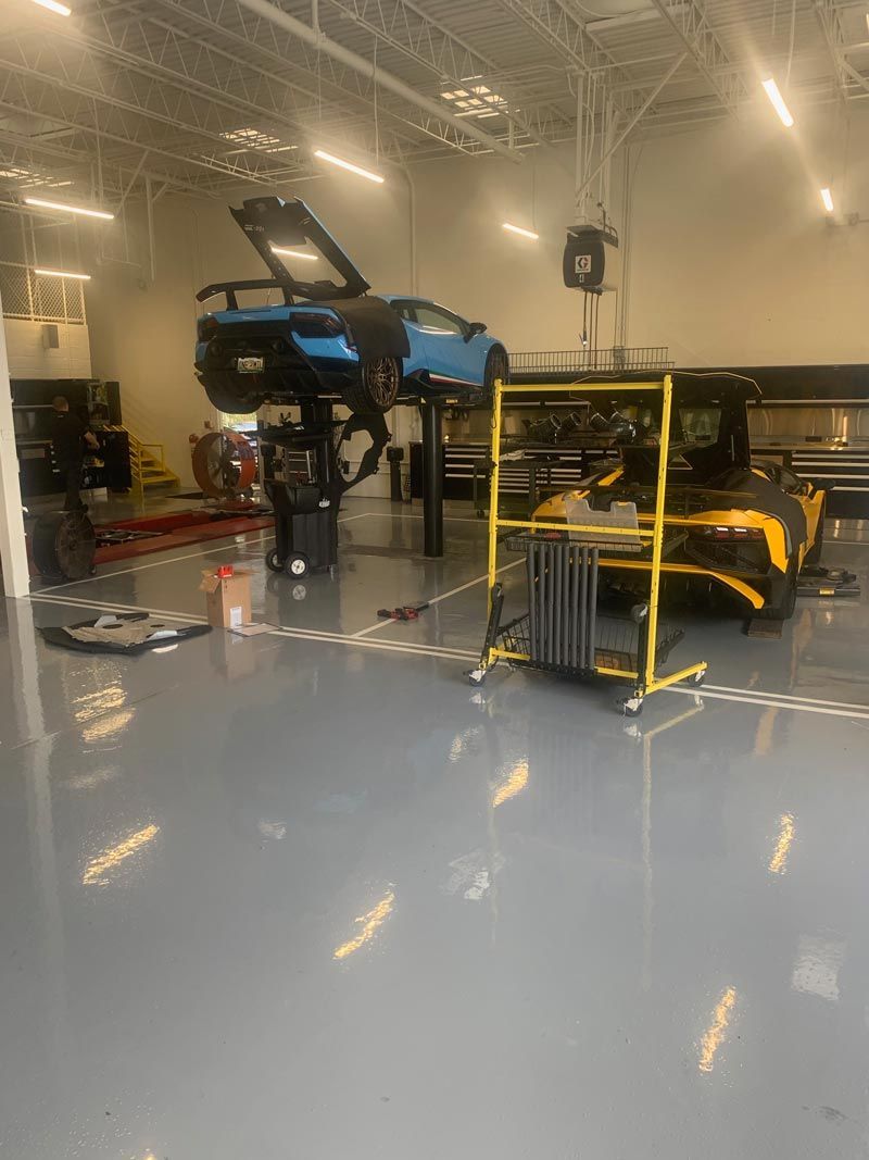 Auto Repair Shop — Debary, FL — All American Epoxy Flooring LLC