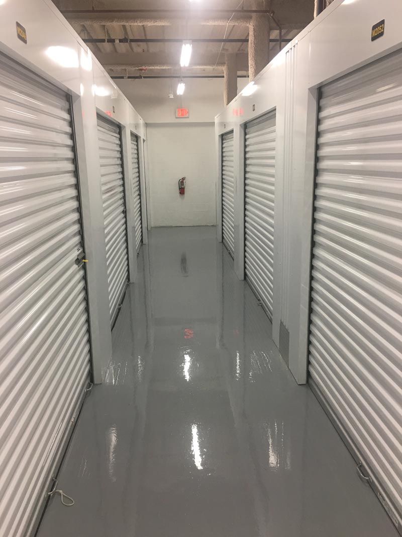 Flooring In A Storage Room — Debary, FL — All American Epoxy Flooring LLC
