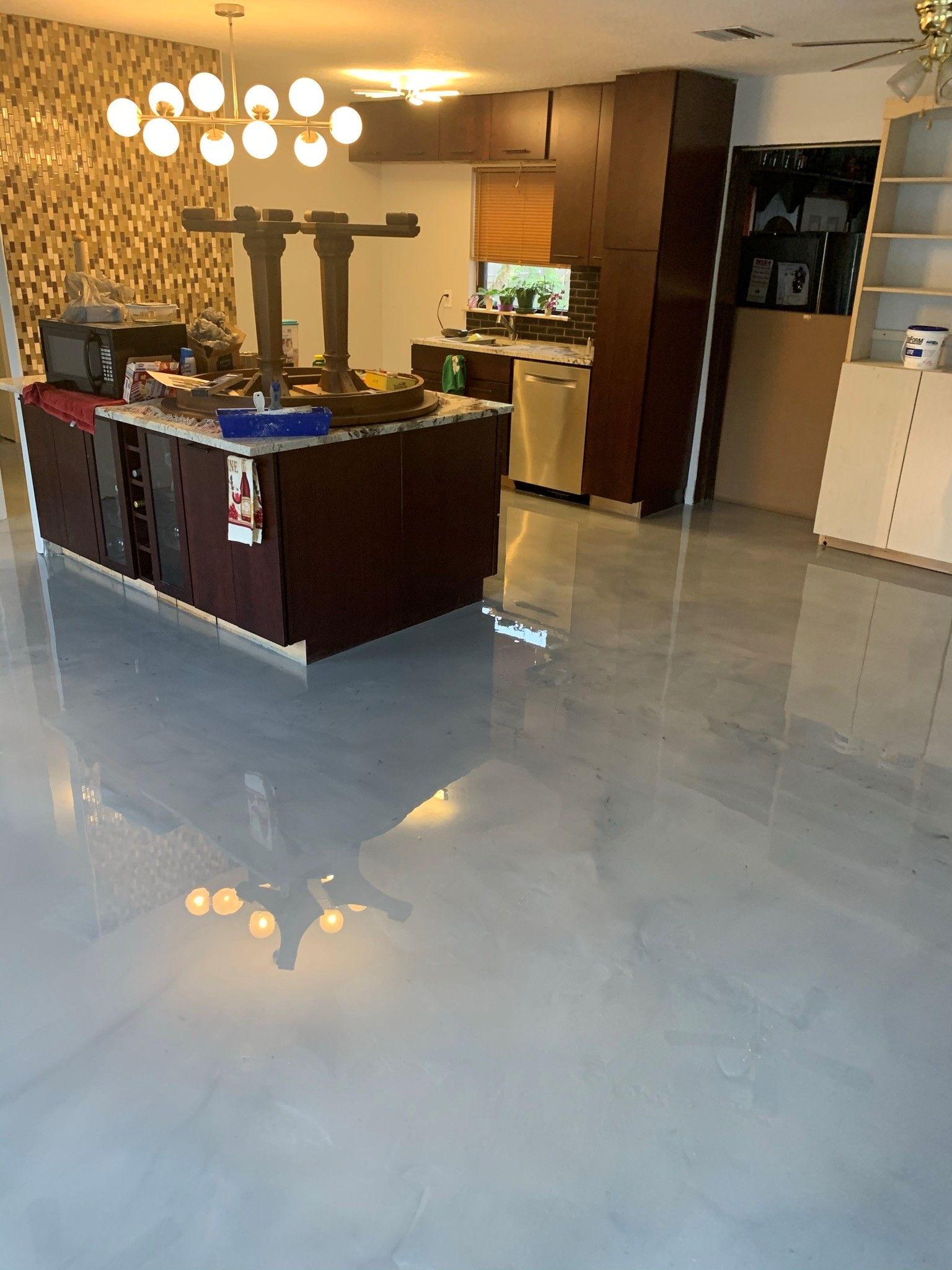 Metallic Broadcast Floor — Debary, FL — All American Epoxy Flooring LLC