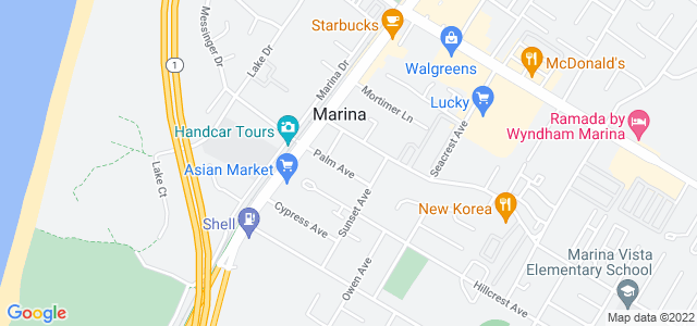 Map of business location