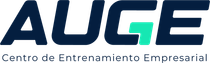 Logotipo para AUGE, Centro de Entrenamiento Empresarial con una