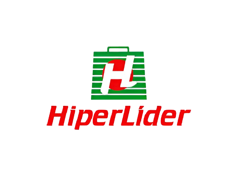 Logotipo de HiperLider en verde y rojo sobre fondo blanco.