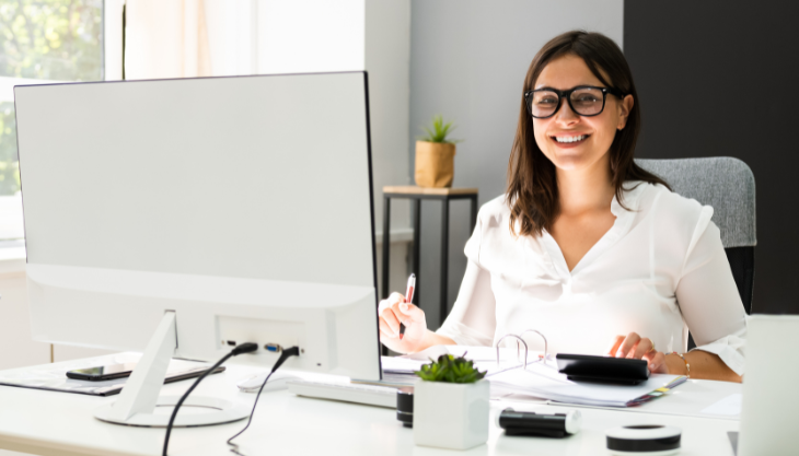 An experienced bookkeeper performs remote jobs efficiently, securely, and flexibly for their clients
