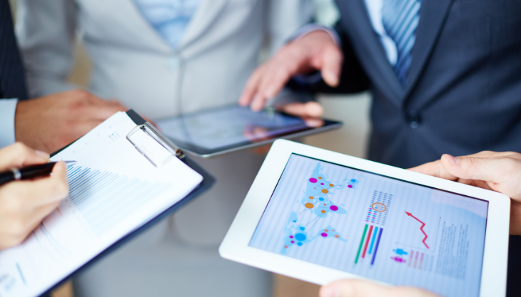 Company leaders and employees brainstorm on how to increase employee productivity