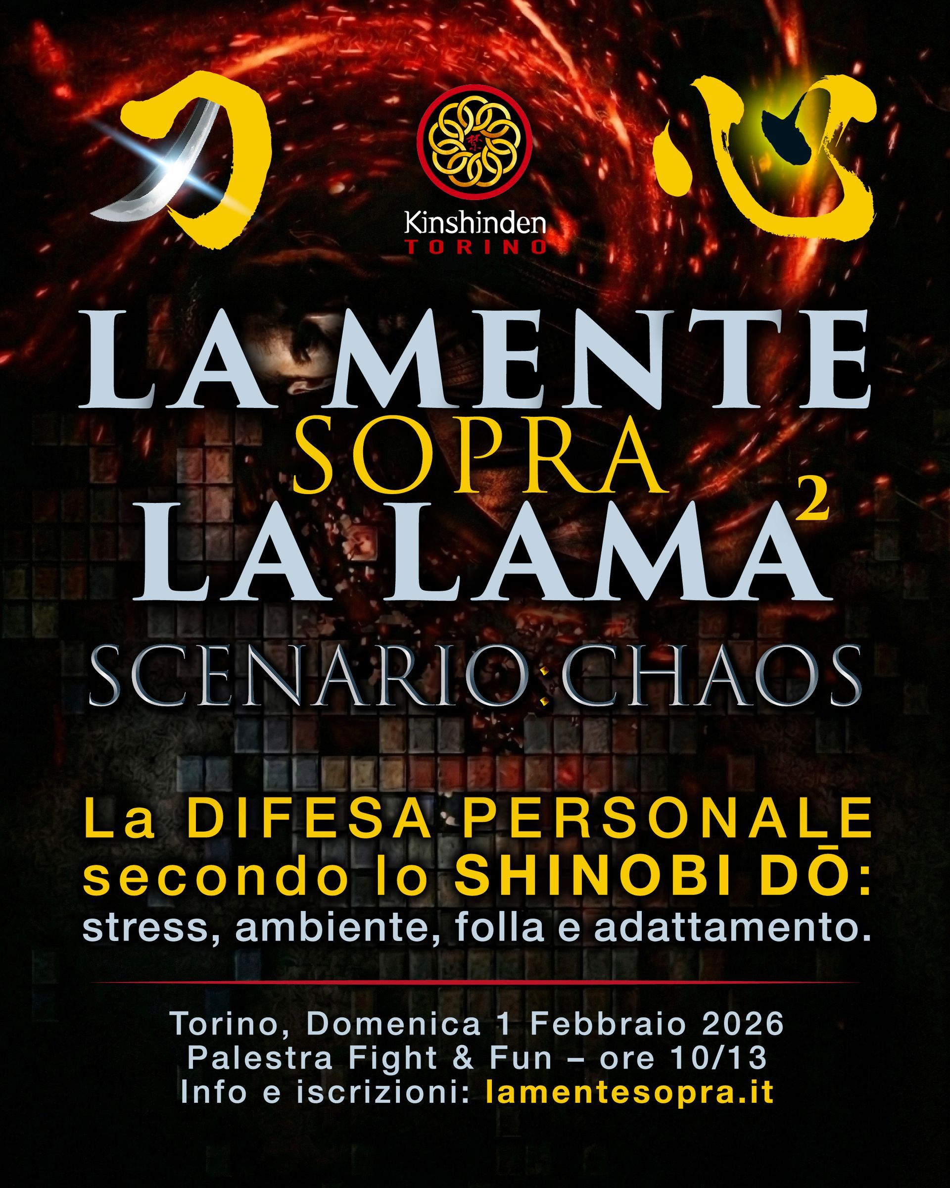 Locandina La Mente sopra la Lama 2
