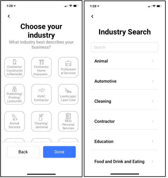 Request a Number in Business Info Request a Number in Business Info