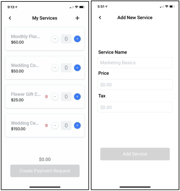 Request a Number in Business Info