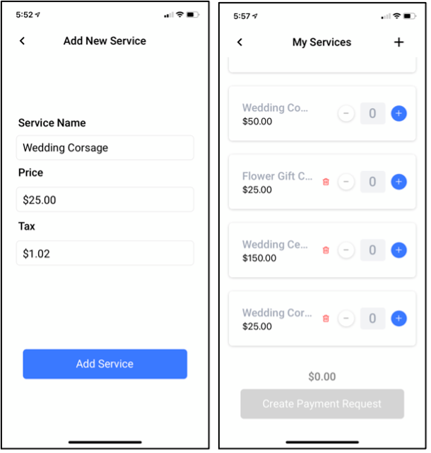Request a Number in Business Info