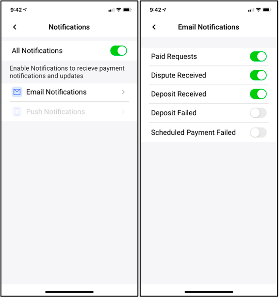 Request a Number in Business Info
