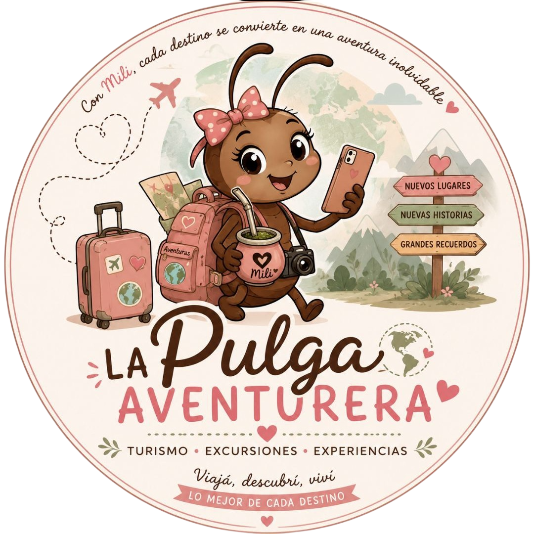 Logotipo de La Pulga Aventurera, agencia de viajes