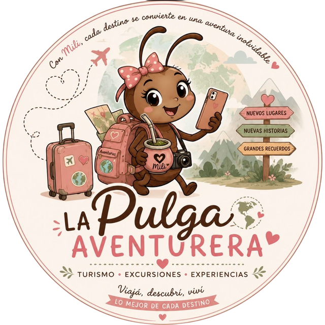 Logotipo de La Pulga Aventurera, agencia de viajes