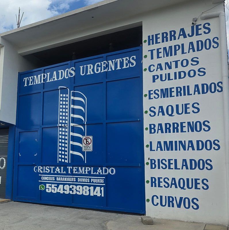 CANCELERÍA DE CRISTAL TEMPLADO