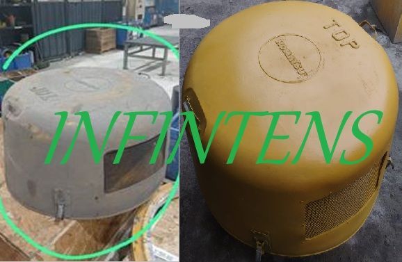 REPARACION GUARDA PROTCCION EN FIBRA DE VIDIRO PARA MOTOR - HERRAMIENTAS DE PODER