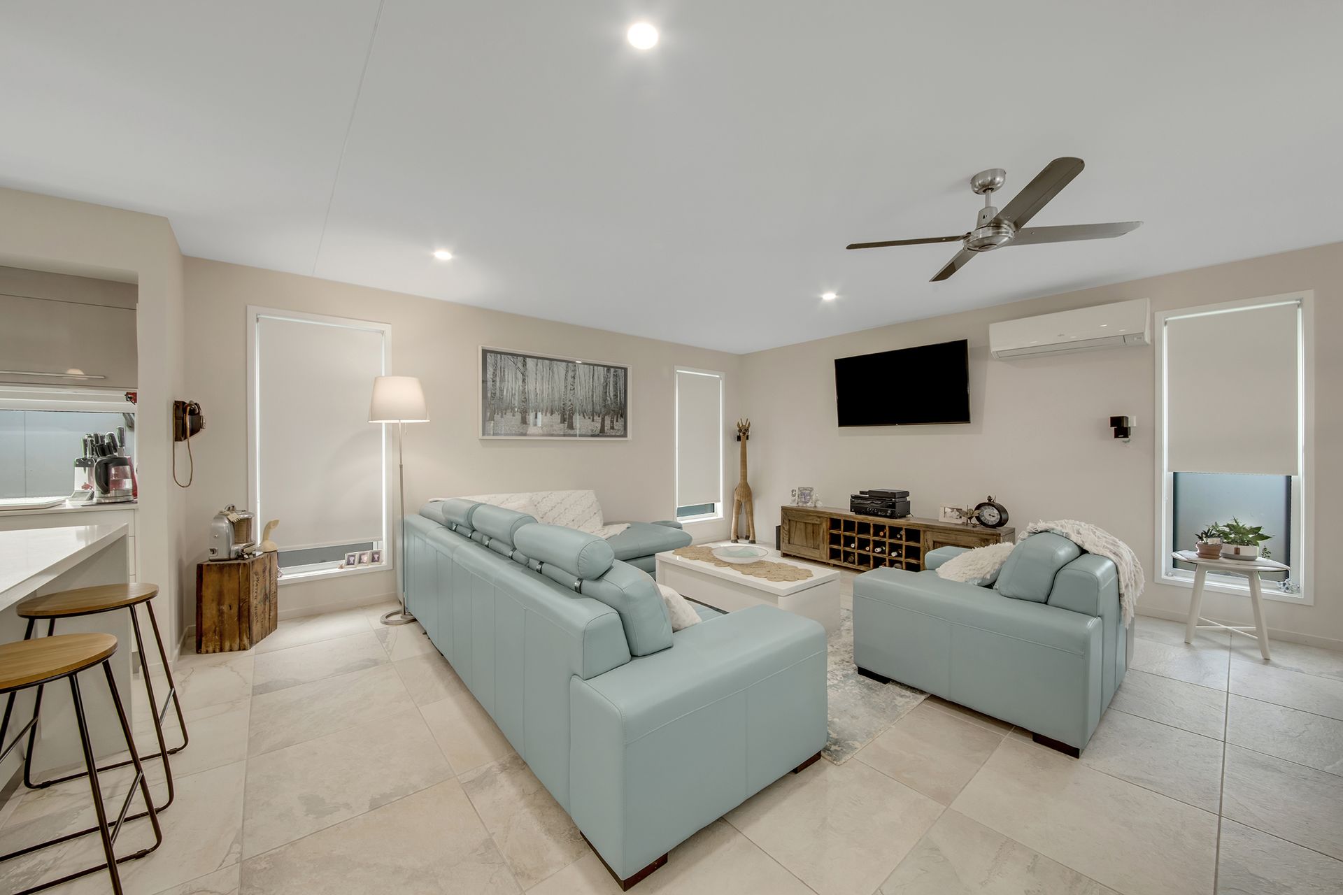 Spacious Living Room — Wares Blinds, Screens & Awnings In Tannum Sands, QLD