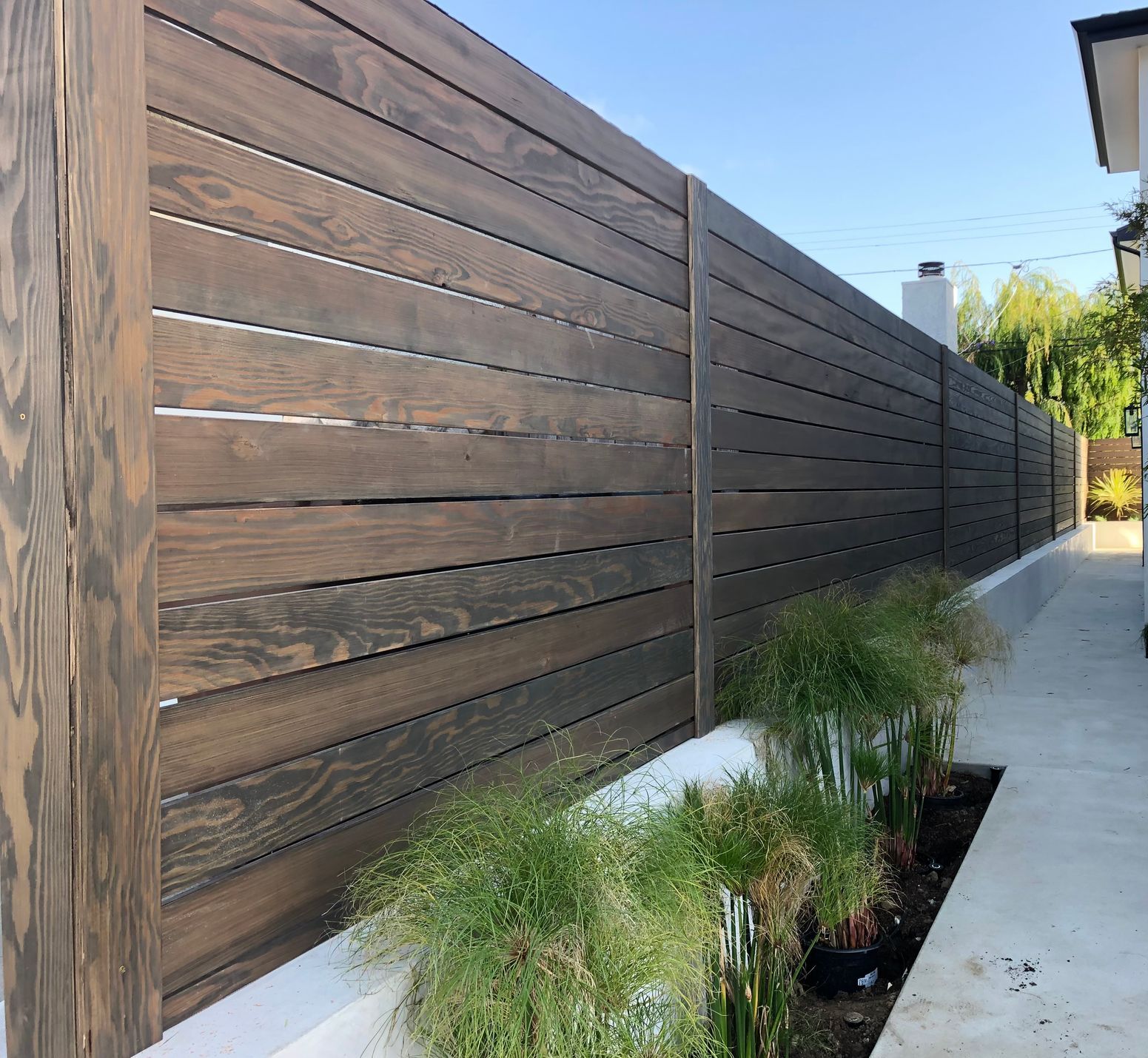 wood fencing