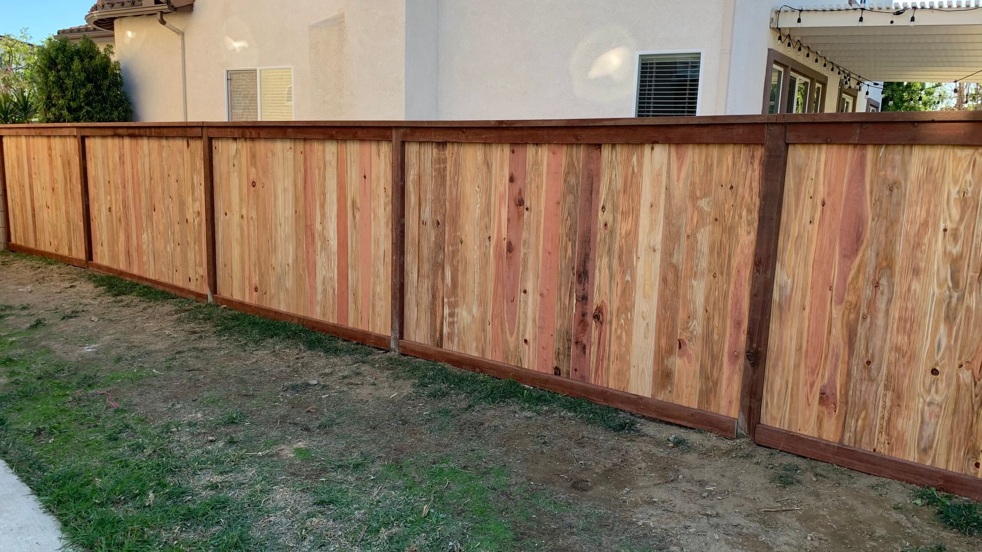 wood fencing