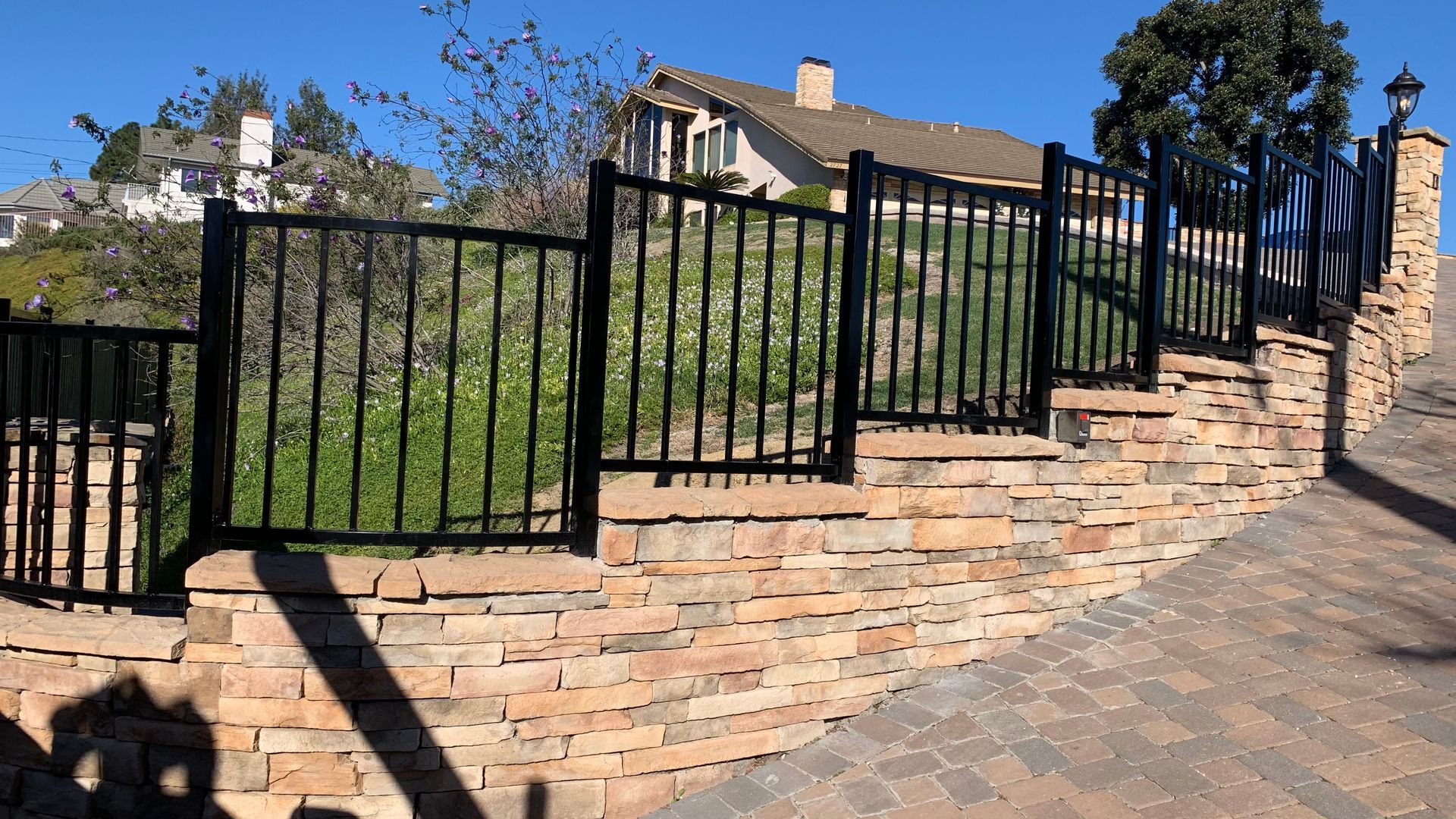 No Limit Fence Company recent fencing project