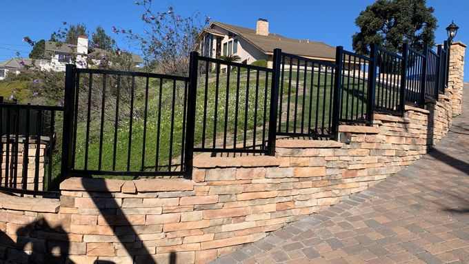wrought iron fence