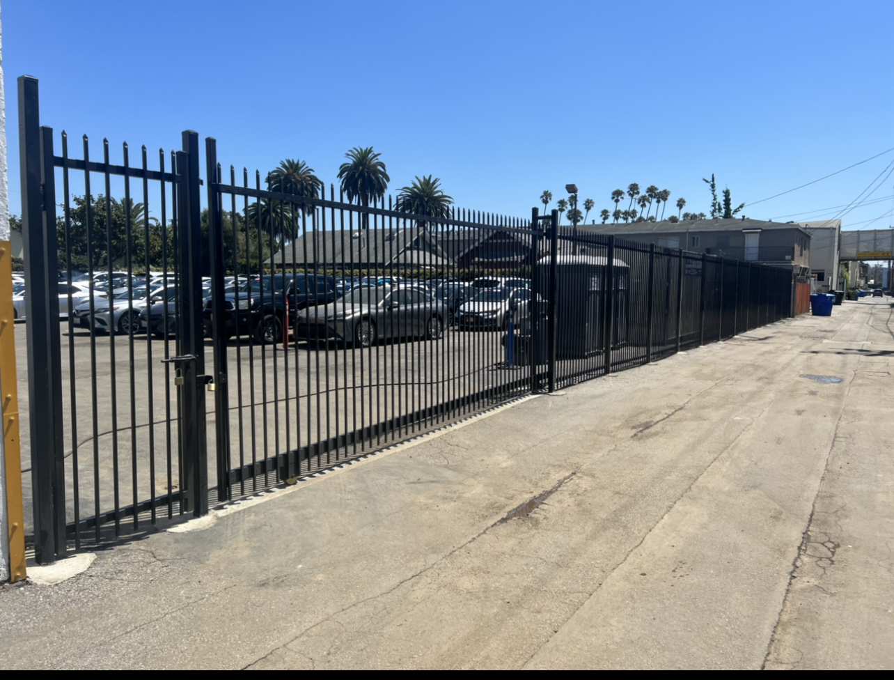 wrought iron fence