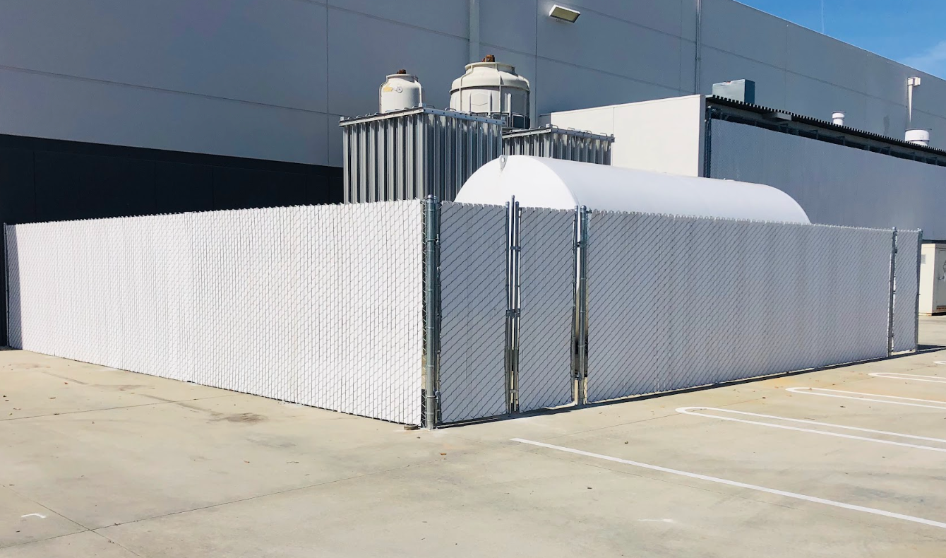 No Limit Fence Company recent fencing project