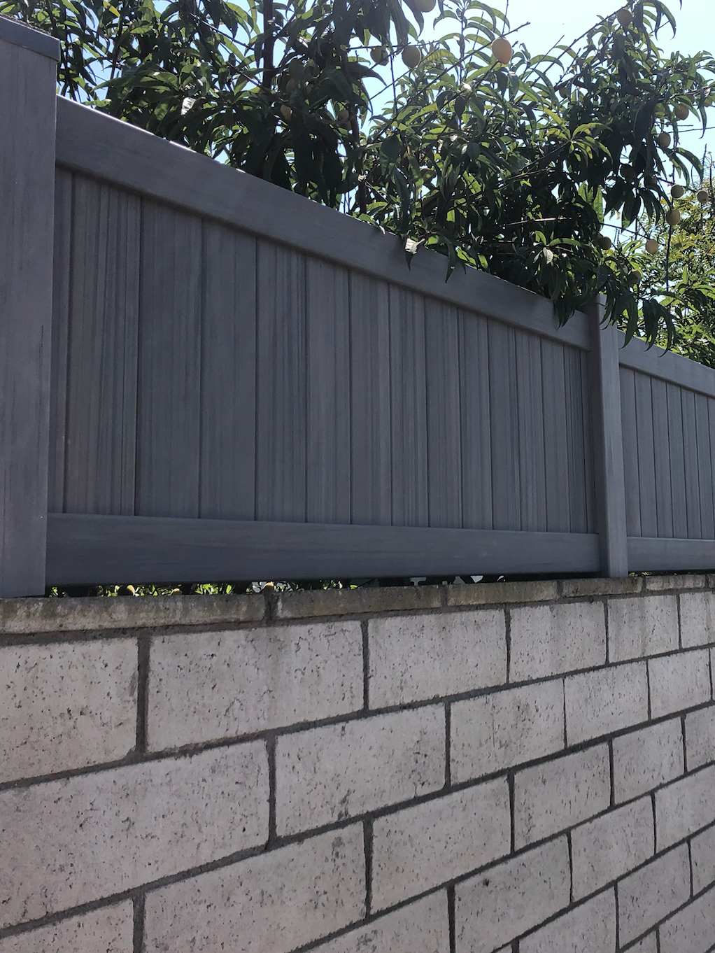 No Limit Fence Company recent fencing project