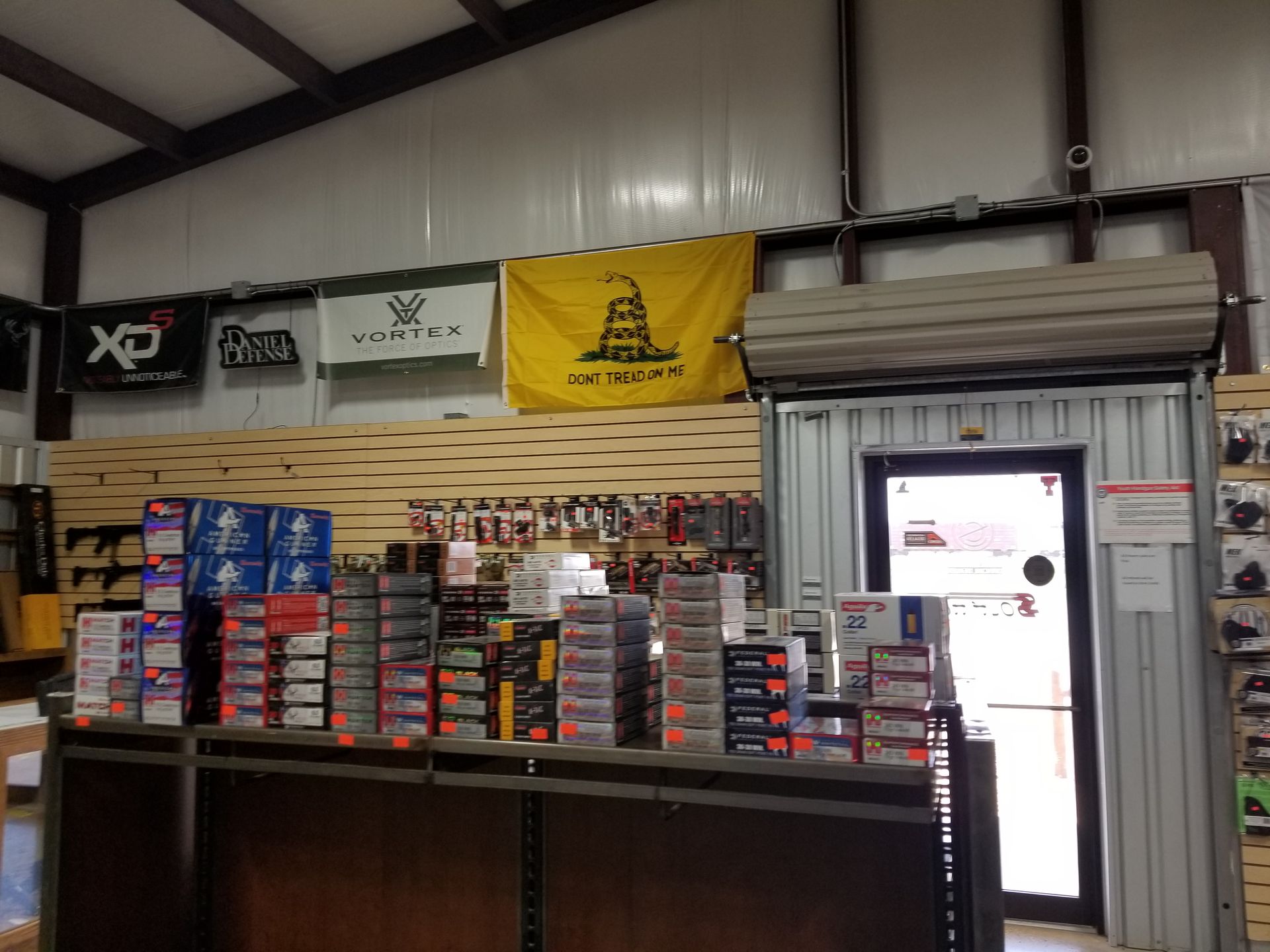 Shop having gun products