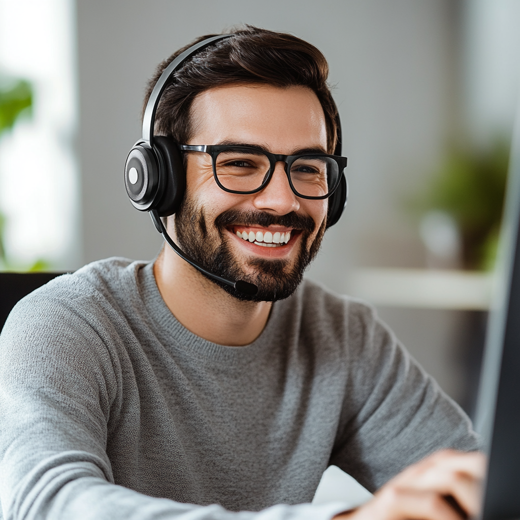 Customer Service Male Agent