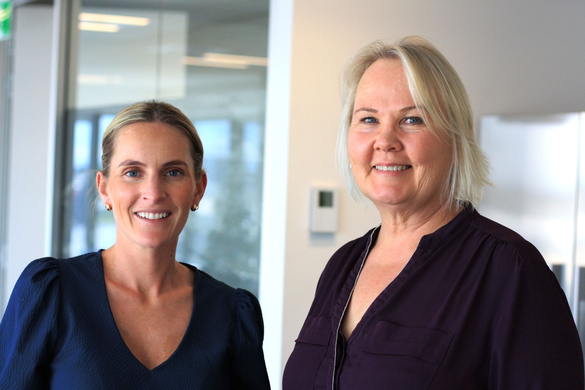 Jacinta Greig and Lucille Hatley
