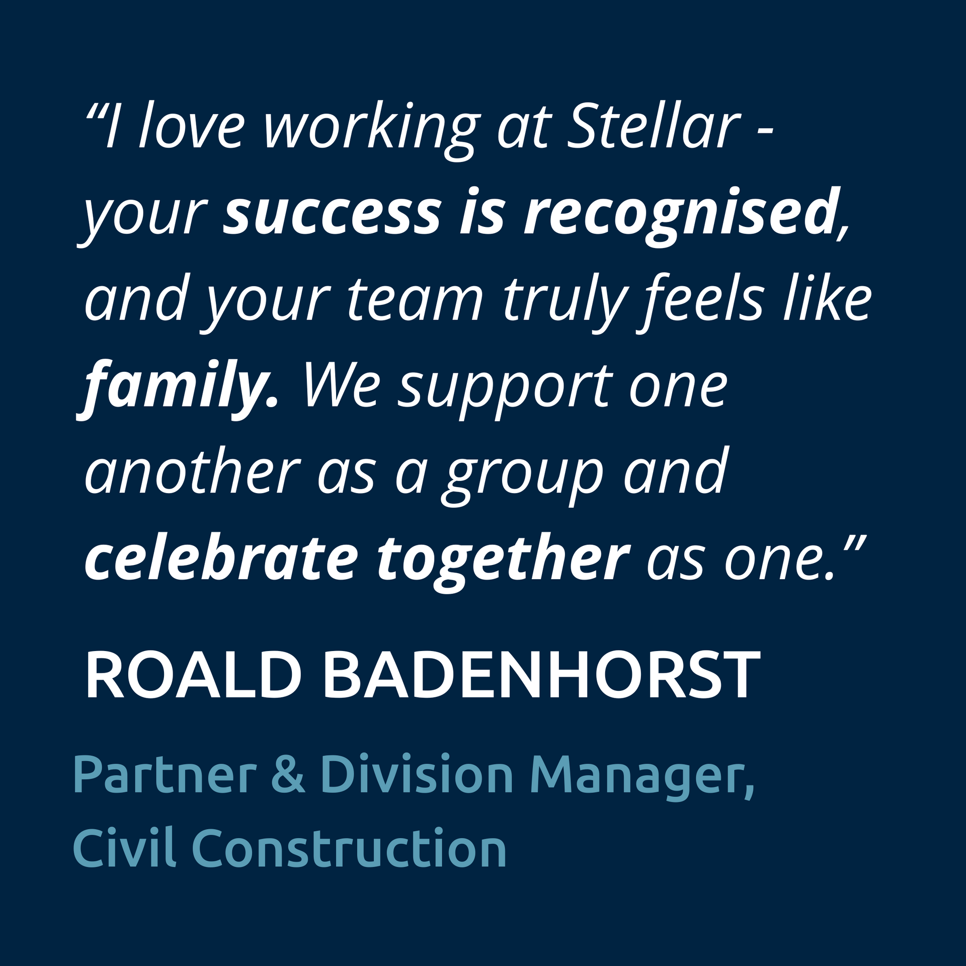Roald Badenhorst quote