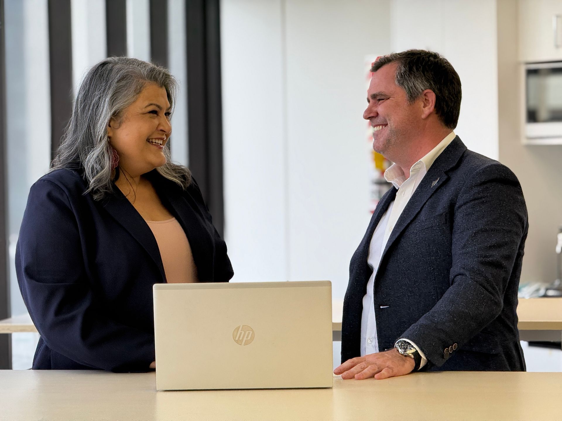 Jenny Gallagher Legal Consultant and Bodie McNaught Division Manager Stellar at Recruitment