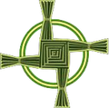 A green cross in a green circle on a white background.