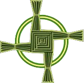 A green cross in a green circle on a white background.