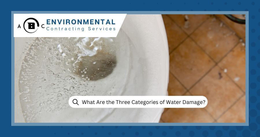 Categories of Water Damage