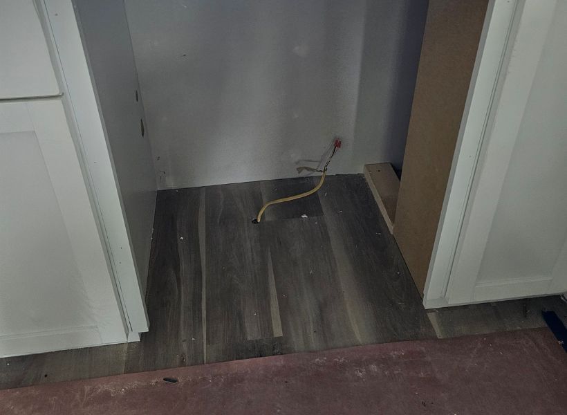 area under the sink-during